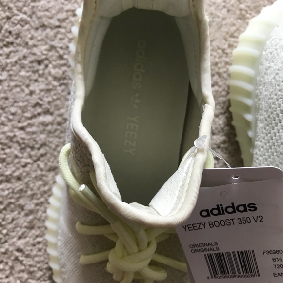 YEEZY BOOST 350 V2 BUTTER SNEAKERS  AUTHENTIC - Picture 4 of 8